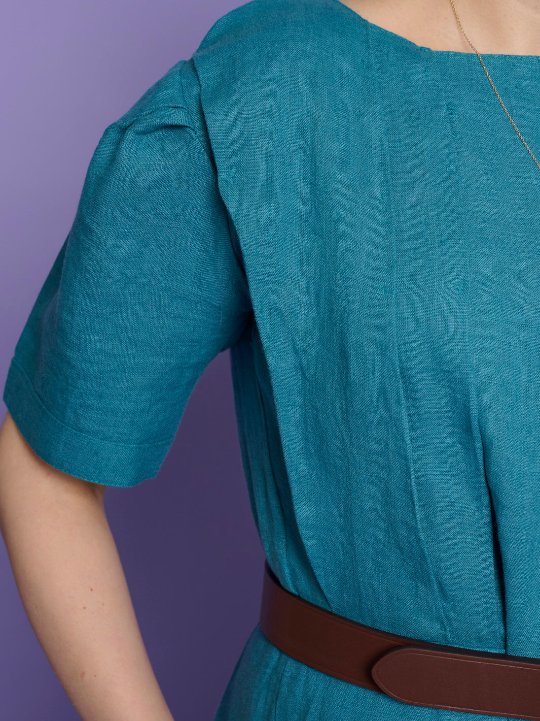 The Celestial Dress -Elegant Teal Maxi Dress